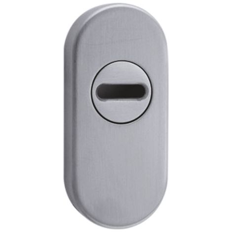 Kintech – Rosace pour porte ovale de sécurité 11.5mm – Finition inox – Compatible cylindres européens – Installation facile