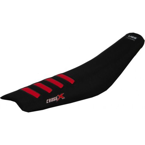 HOUSSE DE SELLE YAMAHA YZF 250-450 WRF 250-450 - TOP BLACK- SIDE BLUE-STRIPES BLUE + COUVRE CACHE RESERVOIR INCLUS