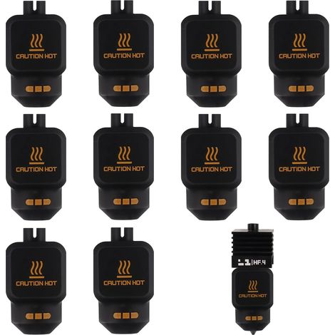 10 Pieces Silicone Hotend Heating Block, 3.1×1.8cm (1/5)