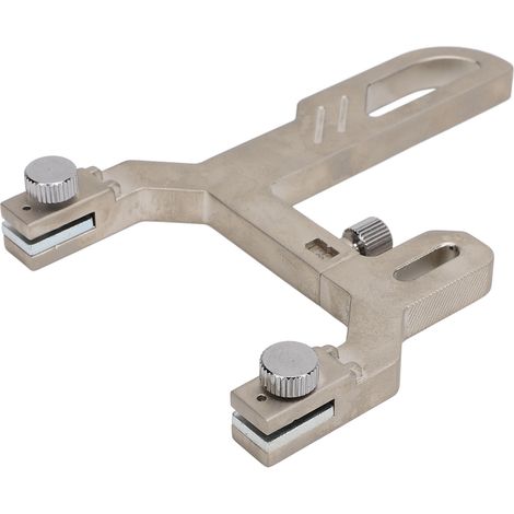 Ponceuse à main en alliage d'aluminium pour surfaces courbes, outil de polissage manuel, lime à ébarbage réglable (1/5)