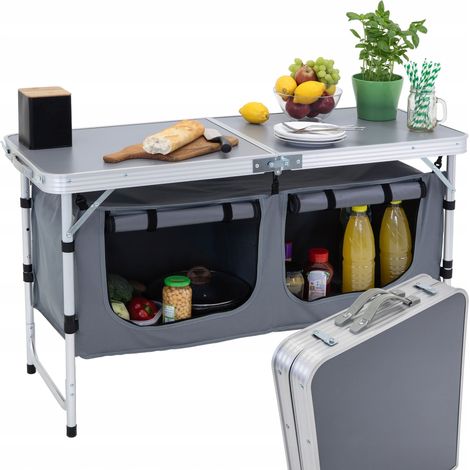 MOBILE DA CUCINA TURISTICO tavolo da giardino pieghevole valigia Tavolo da CAMPEGGIO