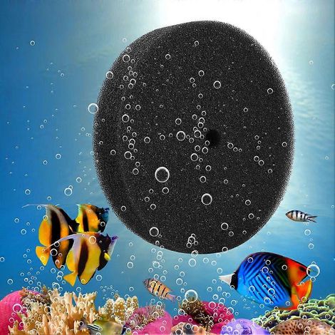Filtre en coton biochimique rond et pratique pour aquarium, accessoires de filtration pour aquarium à sable mouvant (1/3)