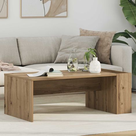 vidaXL  Coffee Table  Artisan Oak 95 x 50 x 34 cm Engineered Wood