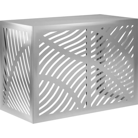 Housse de climatiseur Argenté 100 x 50 x 70 cm Acier galvanisé vidaXL