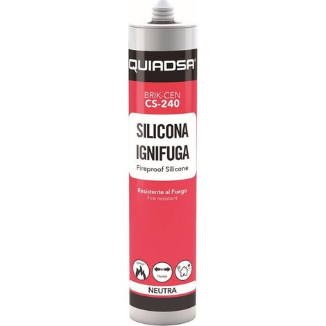 Sellador ignífugo Quiadsa brik-cen cs-240 resistencia térmica 300ml