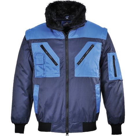 Giubbotto da pilota bicolore Marine 5XL