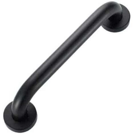 Barre d'appui en Acier Inox Poignée de Baignoire de Salle de Bain pour WC Toilette pour Personnes Âgées/Handicapées/Enfants/Enceinte50 cm(noir)