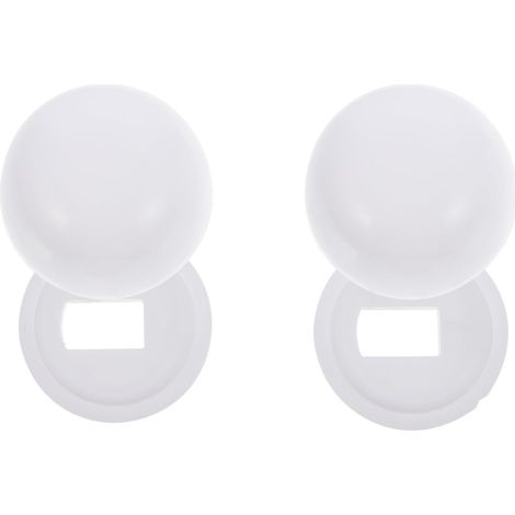 D'installation de Cuvette de Toilette, Blanc (1/4)