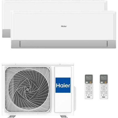 Conjunto aire acondicionado multisplit 2x1 Haier Geos R Plus 35+35 (1/6)