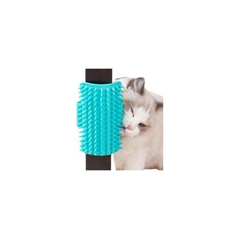 Coin de Mur Brosse de Massage,Peigne De Massage D'angle Mural,Brosse De Toilettage Chat,Auto Toiletteur pour Chat,Self Groomer Brosse Massage Chat,Peigne De Massage pour Chats (1/5)