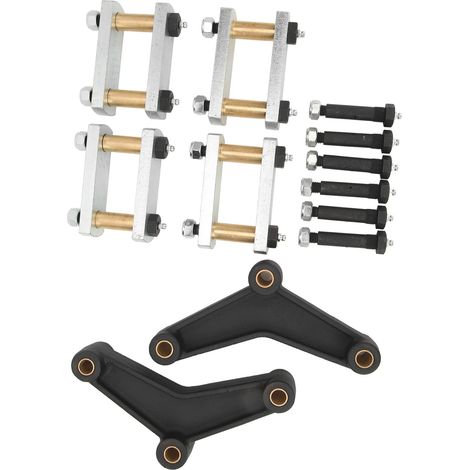 Kit de suspension de remorque K71 359 00, ensemble de réparation de ressorts de suspension d'essieu métalliques robustes pour essieu tandem de 1 3/4 pouce de large (3,125 pouces). (1/5)