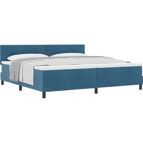 Maison Exclusive - Boxspringbett mit Matratze Dunkelblau 200 x 20
