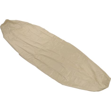Toile de store de terrasse en tissu Oxford enduit argent 210D, imperméable, protection UV, anti-poussière, store manuel rétractable (1/5)