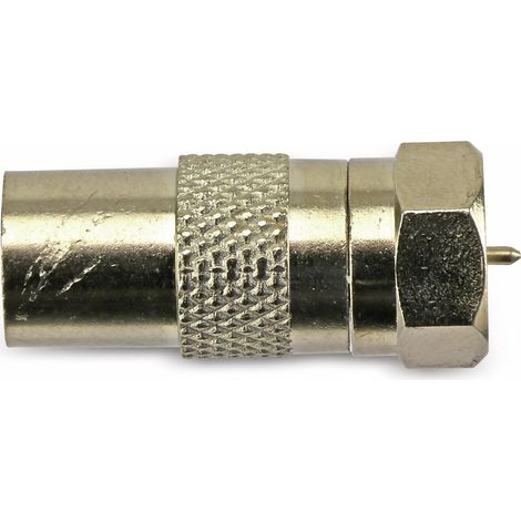 GOOBAY F-Adapter, F-Stecker/Koaxialstecker (1/5)