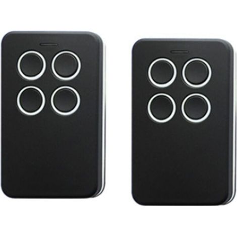 2 Télécommandes Universelles Multifréquences Portail Garage 280-868 MHz Codes Fixes et Parties Code Tournant (1/4)