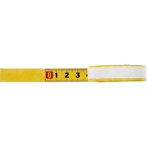 Règle Adhésive en Acier Blanc, Mesure Métrique Claire pour Établi (1/5)