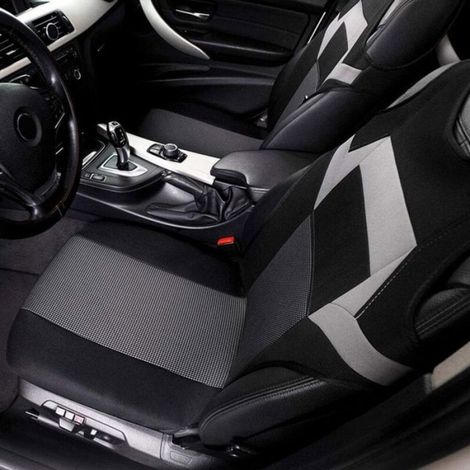 Housse Siege Avant - Eponge Maille - Universel Pour Voiture - 2 Unites (1/4)