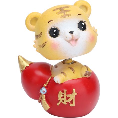Tigre en Résine de Qualité Supérieure Mignon Exquis Couleurs (1/4)