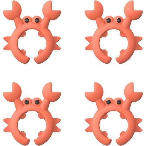 Lot de 10 pièces lot crab forme spatule en silicone support, universal crab spatule en silicone rest, outil de cuisine (1/5)