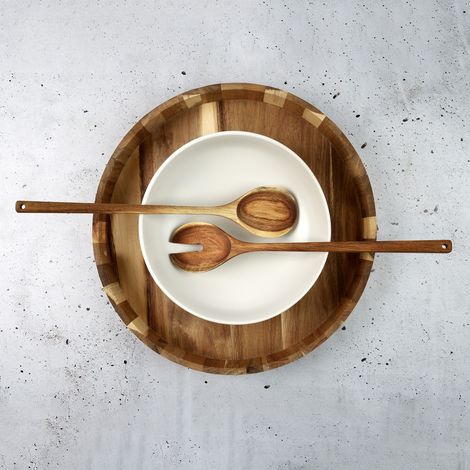 Plateau - HOME DECO FACTORY - Acacia 40Cm - Marron (1/5)