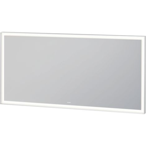Duravit L-Cube Spiegel mit integrierter Beleuchtung, eckig,