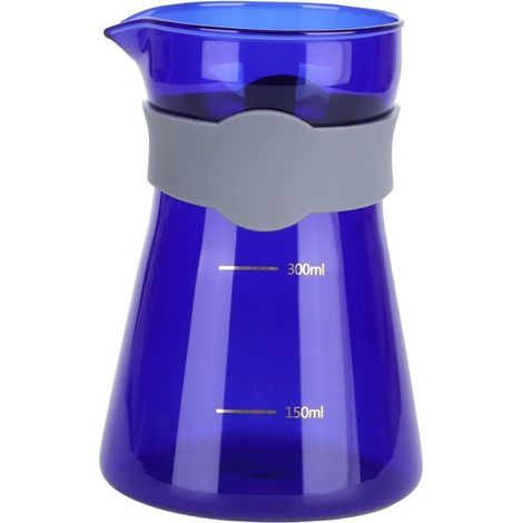 Théière verre borosilicate, infuseur amovible, échelle graduée, bec verseur précis, thé en feuilles maison ou bureau (1/4)