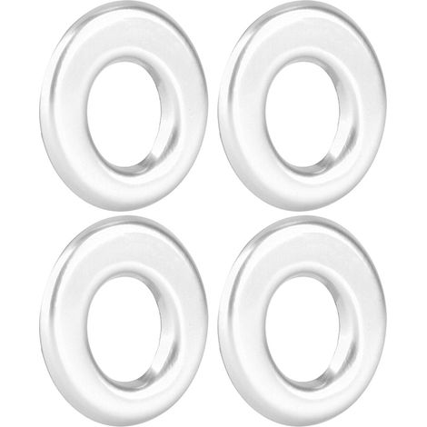 Eosnow Boutons de goupille de verrouillage de levage de porte, 4 pièces, anneaux de revêtement d'habillage adaptés à Benz GLa GLC nouvelle classe C classe E (argent) (1/5)