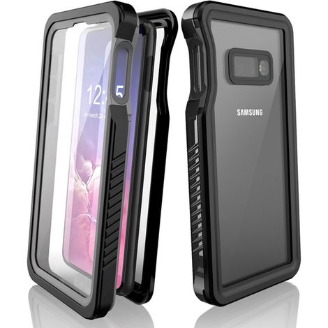 Funda impermeable IP68 para Samsung Galaxy S10e, color negro. (1/5)