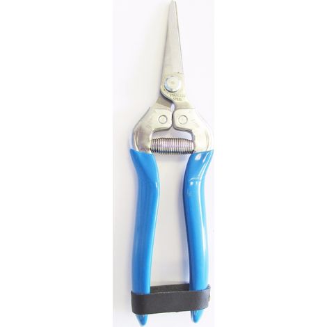 Forbice cogliuva cogli uva potatura cm 19 acciaio inox fiori piante angelo b