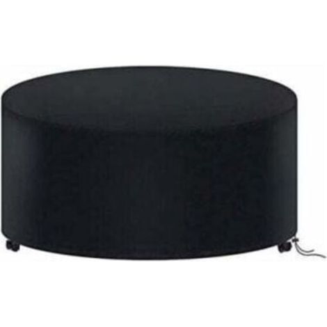 120 X 75CM Garden Round Table Protective Cover, Waterproof Garden Furniture Cover, 210D  Outdoor Round Table Protection Tarp (1/5)