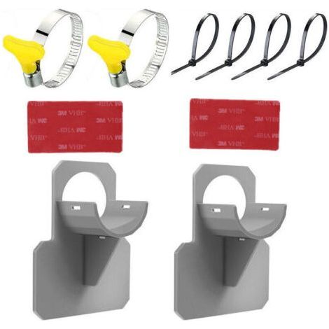 Lot de 2 supports de tuyau pour piscine - Accessoires de tuyau de piscine avec anti-perforation, anti-déchirure, anti-traction (30-37 mm) (1/5)