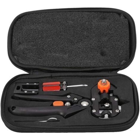 BUNTHAUS Acier Inoxydable Professionnel Jardin fruitier Plante élagage Outil élagage Ciseaux, Outil de greffe, kit de greffe pour Jardin (1/4)