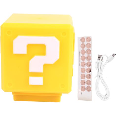 LED-Nachttischlampe für Kinder – Lichtblock mit Soundeffekt und USB-Ladefunktion, ideal für Jungen- oder Mädchenzimmer (1/5)