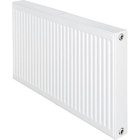 Radiateur profilé PLATTELLA V6 L raccordement standard 6-raccords, Type 22/600/800, couleur blanc RAL 9016