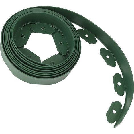 Bordure de jardin paysagère kit 15 piquets PE pour bordures de pelouse, parterre de fleurs et aménagement paysager (1/5)