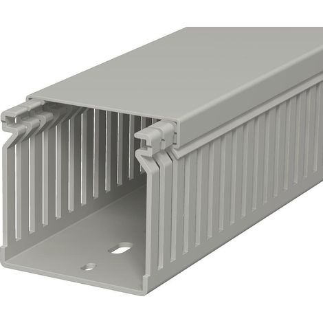 OBO Bettermann Canaleta de cableado gris roca 2000x60x60 mm