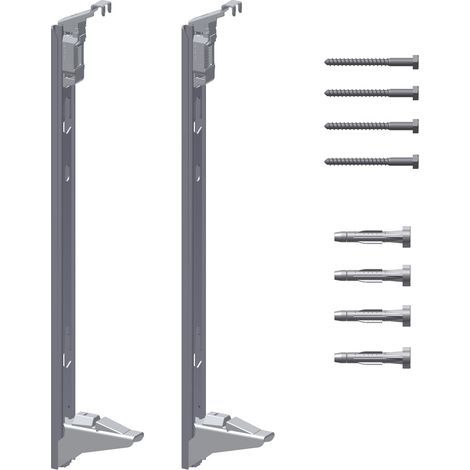 Kermi Wandschienen-Set BH600, für Planflachheizkörper, ZB02970013