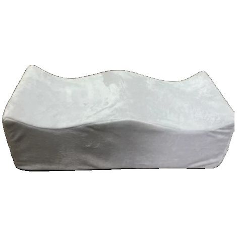 Cuscino per seduta, design ergonomico, materiale traspirante, grigio chiaro (1/2)