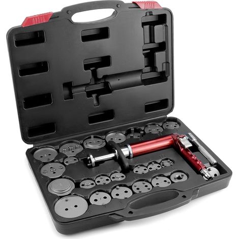 Kit de réinitialisation du Piston de Frein pneumatique 24 pièces, avec étui, adaptéà la Plupart des Voitures