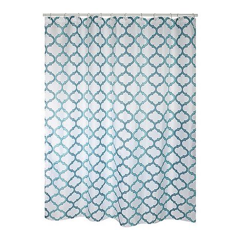 TENDA PER DOCCIA IN TESSUTO POLIESTERE HANKO cm 180x200 Blu