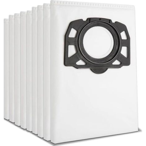 10 wiederverwendbare Staubsaugerbeutel für Kärcher WD2, WD3, KWD 1-3, SE 4001 – Reißfester Vliesfilter – Kompatibel mit WD 3.200, SE 4002 (1/5)