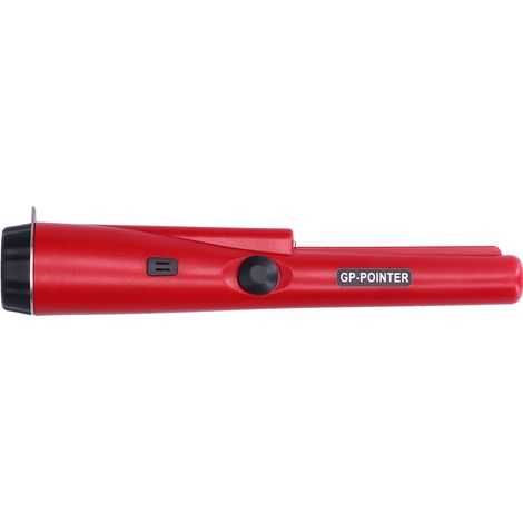 Détecteur de métaux professionnel portable et étanche avec lumière LED rouge foncé (1/5)