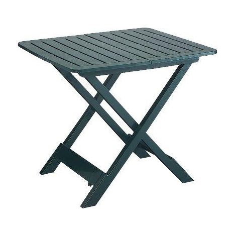 TAVOLO TEVERE PROGARDEN  PP VERDE CM 80X72 H.CM 70