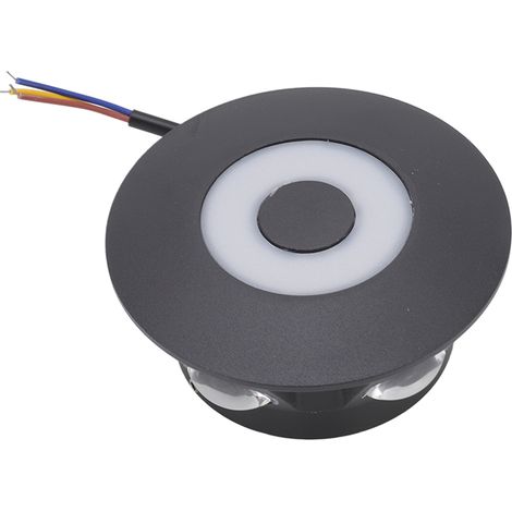 10-W-Aluminium-Wandleuchte mit 6-seitiger Beleuchtung, moderne dekorative 6+1-flammige Leuchte für Wohnzimmer/Flur, wasserdicht (AC 85–265 V), warmweißes Licht (1/5)