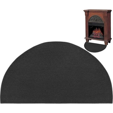 Tapis de cheminée - Tapis ignifugé pour cheminée - Tapis de protection antidérapant - Tapis résistant au feu - Accessoires pour poêle - 102 x 50 cm - Poêle à bois - Cheminée - Intérieur - Accessoires (1/5)