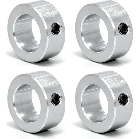 Lot de 4 bagues de réglage - 20 mm - Pour diables - Sécurité d'arbre (1/5)