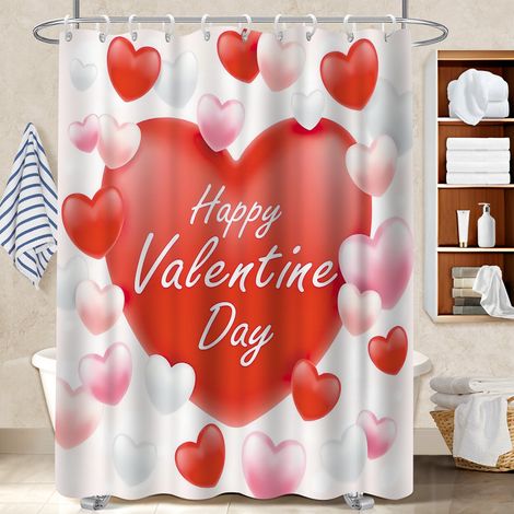 Voile de douche polyester 180x180 original séparation douche pour une colocation (1/5)