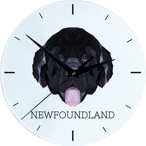 Terranova, Terranova, Waterloo - orologio da parete geometrico con foto e iscrizione di Art-Dog (1/4)