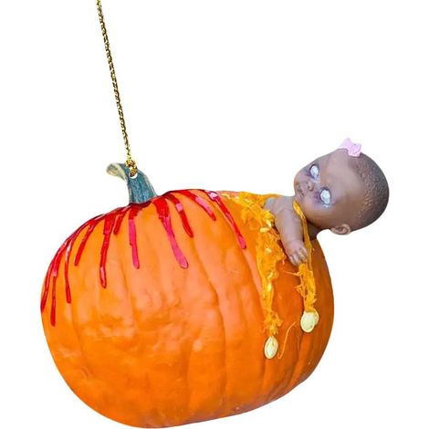 Suspension de voiture Citrouille Halloween, ornement acrylique pour rétroviseur intérieur, porte-bonheur décoratif, accessoire auto (1/5)
