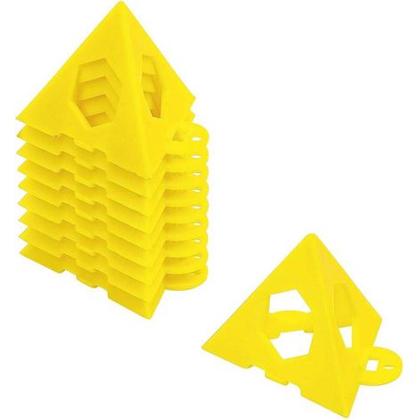 Pyramides de Calage pour Travaux de Peinture - Lot de 10 pcs - Résistant - Maintien Stable et Pratique - D-Work (1/5)